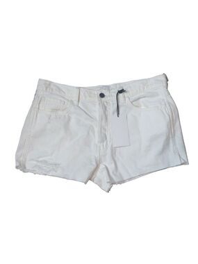 CARLY jean off white jean shorts size large